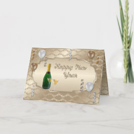 Festividades Cartão de saudação de felizes anos novos