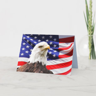 Festividades cartão de saudação de independência americano