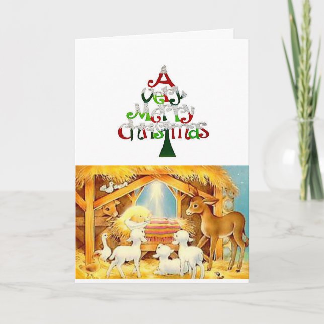 Festividades Cartão de Saudação de Natal (Frente)