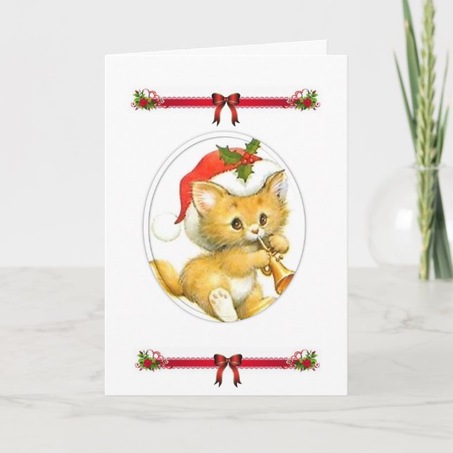 Festividades Cartão de Saudação de Natal (Frente)