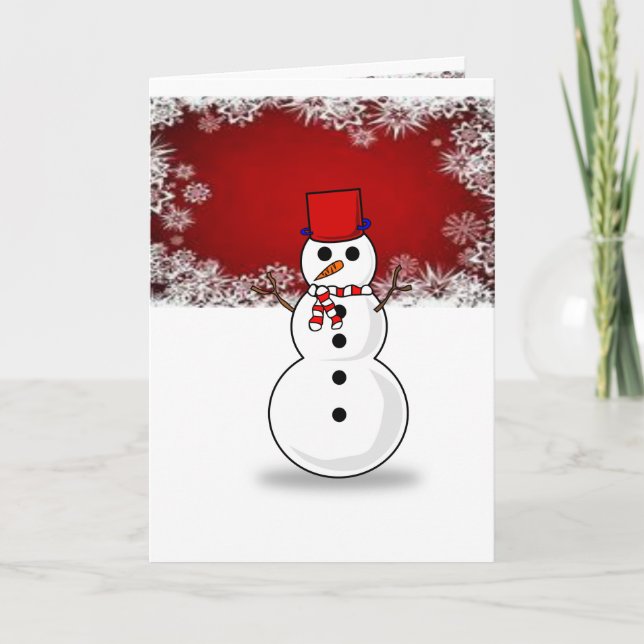 Festividades Cartão de Saudação de Natal (Frente)