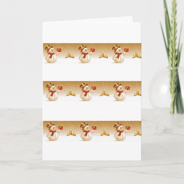 Festividades Cartão de Saudação de Natal (Frente)