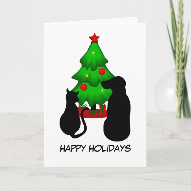 Festividades Cartão de Saudação de Natal (Frente)