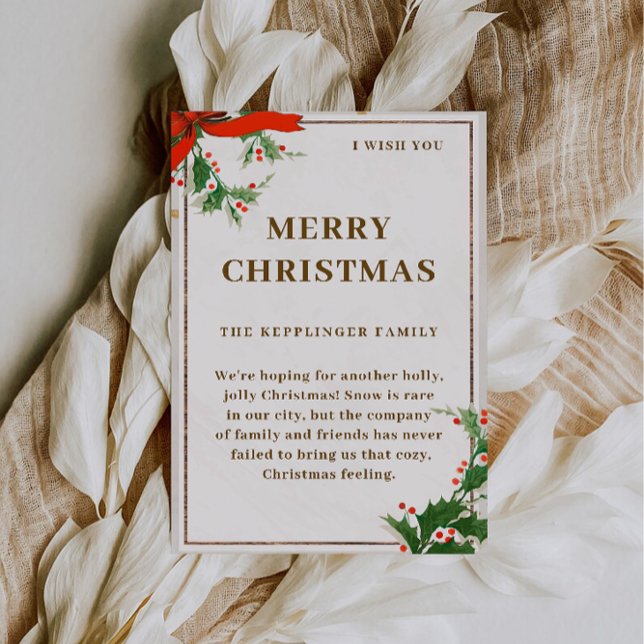 Festividades Cartão de Saudação de Natal (Christmas Greeting Card)