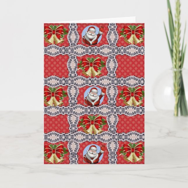 Festividades Cartão de Saudação de Natal (Frente)