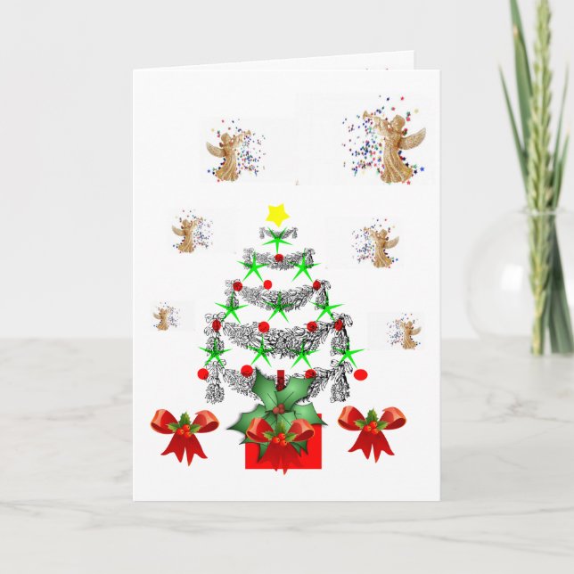 Festividades Cartão de Saudação de Natal (Frente)