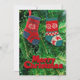 Festividades cartão de saudação de natal alegre