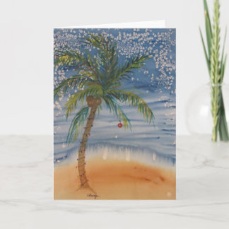 Festividades Cartão de Saudação de Natal da Califórnia