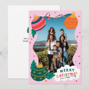 Festividades Cartão de Saudação de Natal da Família Jingle Orna