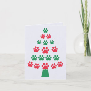 Festividades Cartão de Saudação de Natal de feliz Woofmas