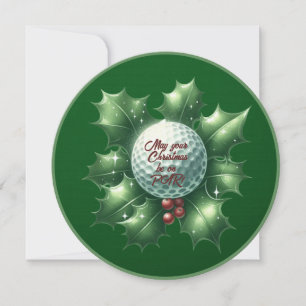 Festividades Cartão de Saudação de Natal de Golf Buddy