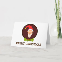 Festividades Cartão de Saudação de Natal Elf Retrato