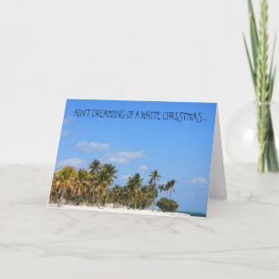 Festividades Cartão de Saudação de Natal Humorístico Tropic