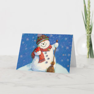 Festividades Cartão de Saudação de Natal/Neve