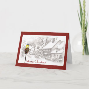 Festividades Cartão de Saudação de NatalTown