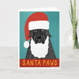 Festividades Cartão de saudação de papais noeis