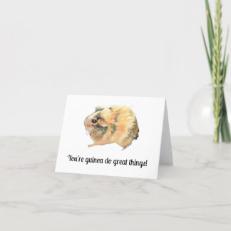 Festividades Cartão de Saudação de Suíno-guineal