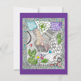 Festividades Cartão de saudação de Vazio com as mãos sobre o co