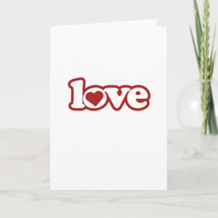 Festividades Cartão de Saudação, Design de Amor Retro Fofo, Cor