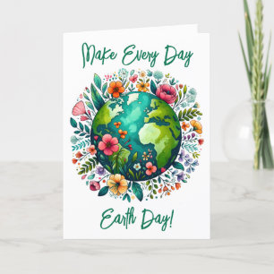 Festividades Cartão de Saudação do Dia da Terra