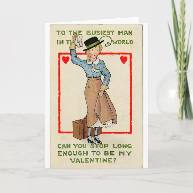 Festividades Cartão de Saudação do Dia de os namorados da Bibli (Frente)