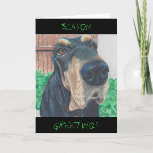Festividades cartão de saudação do doggie Season