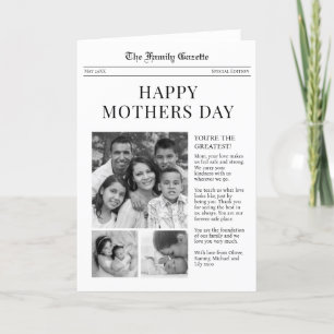 Festividades Cartão de saudação do Feliz dia de as mães de jorn