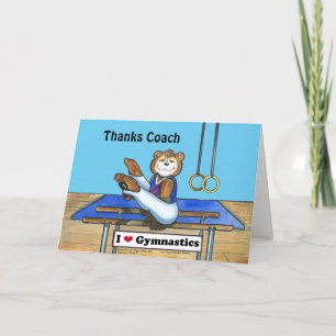 Festividades Cartão de Saudação do Gymnast Masculino