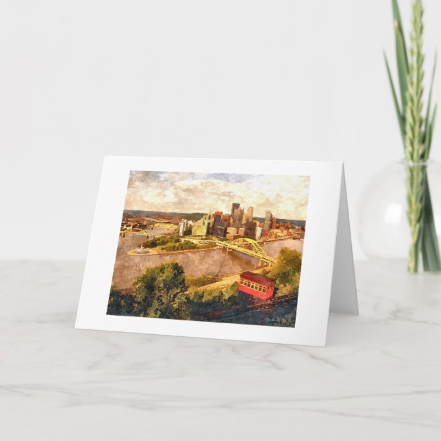 Festividades Cartão de Saudação do Município de Pittsburgh (Frente)