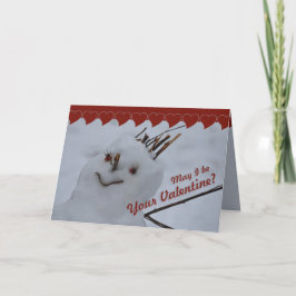 Festividades Cartão de Saudação do Namorados Miss Snowman CC038