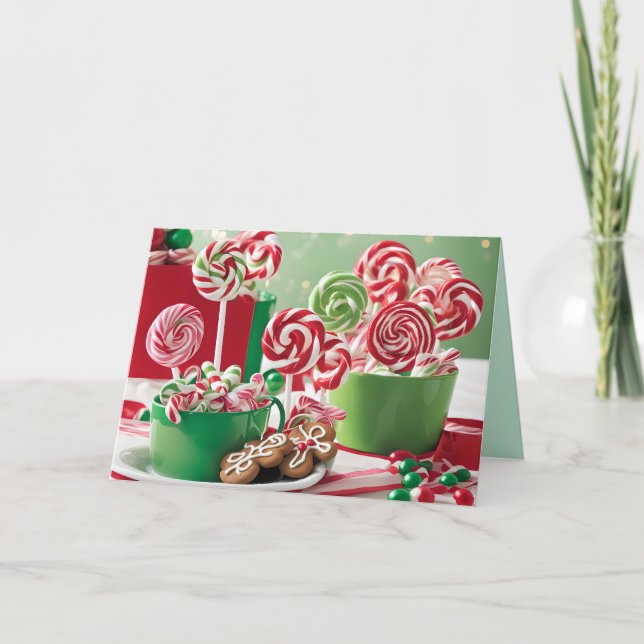Festividades cartão de saudação do natal (Frente)