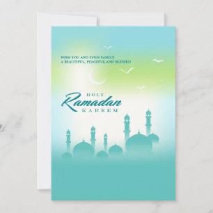 Festividades Cartão de Saudação do Santo Ramadão Kareem