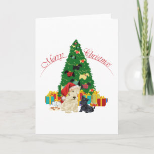 Festividades Cartão de Saudação do Terrier Escocês