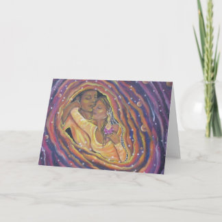 Festividades Cartão de Saudação do Vazio "Twin Flames" de Flora