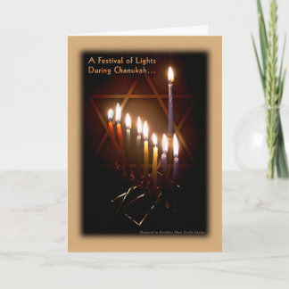 Festividades Cartão de Saudação - Feliz Chanukah