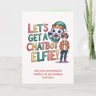 Festividades Cartão de Saudação Funny Ai Chatbot Elf