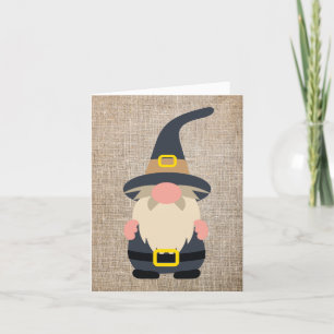 Festividades Cartão de Saudação Gnome de Ação de Graças