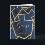 Festividades Cartão de Saudação Hanukkah com Envelope Sonhos El<br><div class="desc">Cartão de Saudação "Chanucá Dourado/Azul" com Envelope. Personalizar excluindo o texto na parte frontal e traseira do cartão de saudação. Escolha seu estilo, cor e tamanho de fonte favoritos. Obrigados para parar e comprar. Muito apreciado!! Feliz Hanukkah! Tamanho: Standard (5" x 7") Aniversário ou feriados, dias bons ou duro, os...</div>