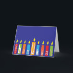 Festividades Cartão de Saudação Hanukkah/Envelope "Velas Hanukk<br><div class="desc">O Cartão de Saudação Hanukkah inclui um envelope branco. Faça o retrato das "Velas de Chanucá" Personalize apagando, envie um dentro de texto e substitua por suas próprias palavras. Escolha seu estilo, cor e tamanho de fonte favoritos. Obrigados para parar e comprar. Muito apreciado!! Feliz Hanukkah/Chanukah! Tamanho: Standard (5" x...</div>