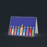 Festividades Cartão de Saudação Hanukkah/Envelope "Velas Hanukk<br><div class="desc">O Cartão de Saudação Hanukkah inclui um envelope branco. Faça o retrato das "Velas de Chanucá" Personalize apagando, envie um dentro de texto e substitua por suas próprias palavras. Escolha seu estilo, cor e tamanho de fonte favoritos. Obrigados para parar e comprar. Muito apreciado!! Feliz Hanukkah/Chanukah! Tamanho: Standard (5" x...</div>