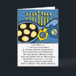 Festividades Cartão de Saudação Hanukkah "Panquecas de Batata"<br><div class="desc">Latkes/Potato Pancakes Hanukkah Greeting CardPersonalize excluindo texto e substituindo por sua própria mensagem. Escolha seu tamanho de fonte, cor e estilo favoritos. Obrigados para parar e comprar por aqui. Muito apreciado. Feliz Hanukkah/Chanukah/Hanukah :)Tamanho: Os cartões de saudação personalizados da Zazzle (5" x 7"), dias de aniversário ou feriados, dias bons...</div>