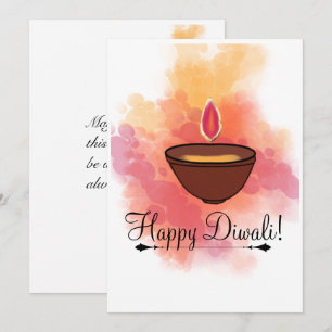 Festividades Cartão de Saudação Happy Diwali