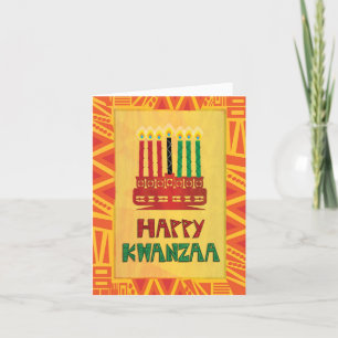Festividades Cartão de Saudação Kwanzaa - Unidade e Paz