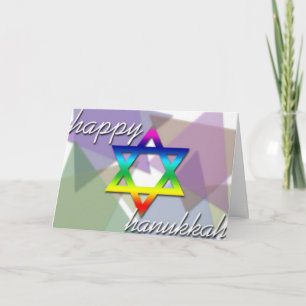 Festividades Cartão de Saudação LGBT Chanukah