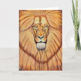 Festividades Cartão de Saudação Lion