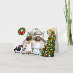 Festividades Cartão de Saudação Noite Antes do Natal