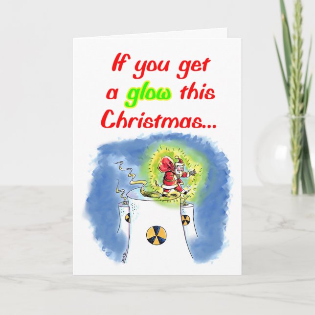 Festividades Cartão de saudação Nuked Santa Claus (Frente)