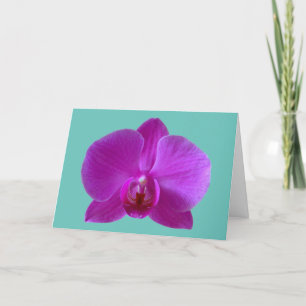 Festividades Cartão de Saudação Orquídea Roxo