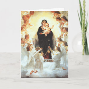 Festividades Cartão de Saudação Personalizado da Mãe Mary