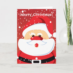 Festividades Cartão de saudação personalizado do Pai Natal